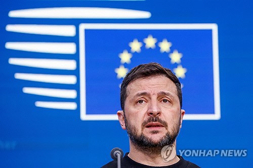 볼로디미르 젤렌스키 우크라 대통령[로이터 연합뉴스 자료사진]